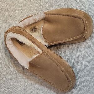 UGG ASCOT Tan Suede Slippers